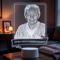 Lampara Led 3D Fotográfica Pergamino
