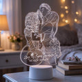 Lampara Led 3D Line Art