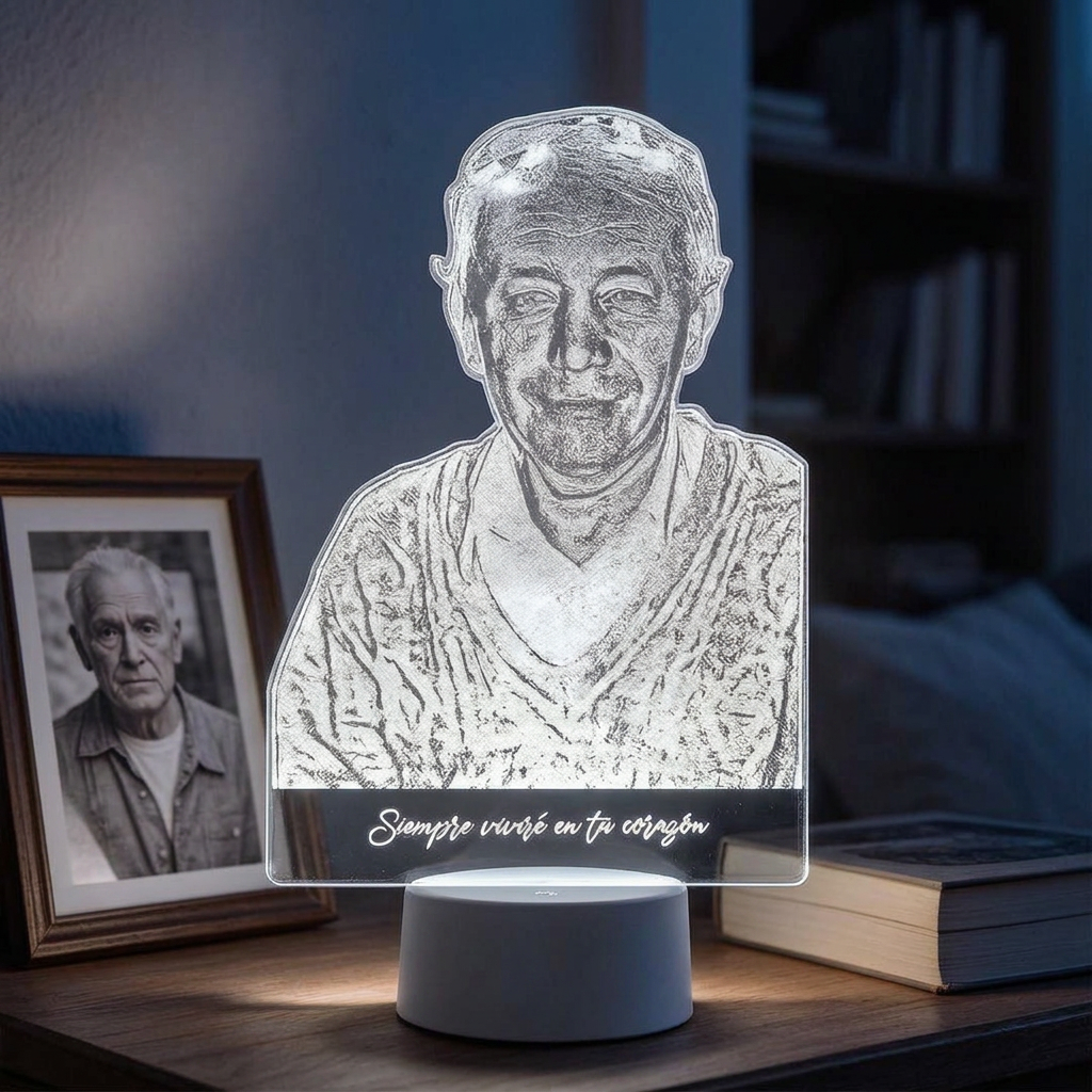 Lampara Led 3D Fotográfica