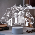 Lampara Led 3D SuperPapa Grabado