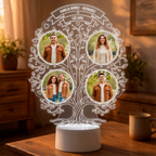 Lámpara Led 3D Árbol de la Familia