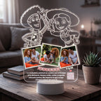 Lampara Led 3D Woody & Jessie Amigos