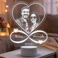 Lampara Led 3D Infinito Grabado