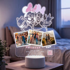 Lampara Led 3D Minnie & Daisy Duck
