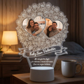 Lampara Led 3D Rosas