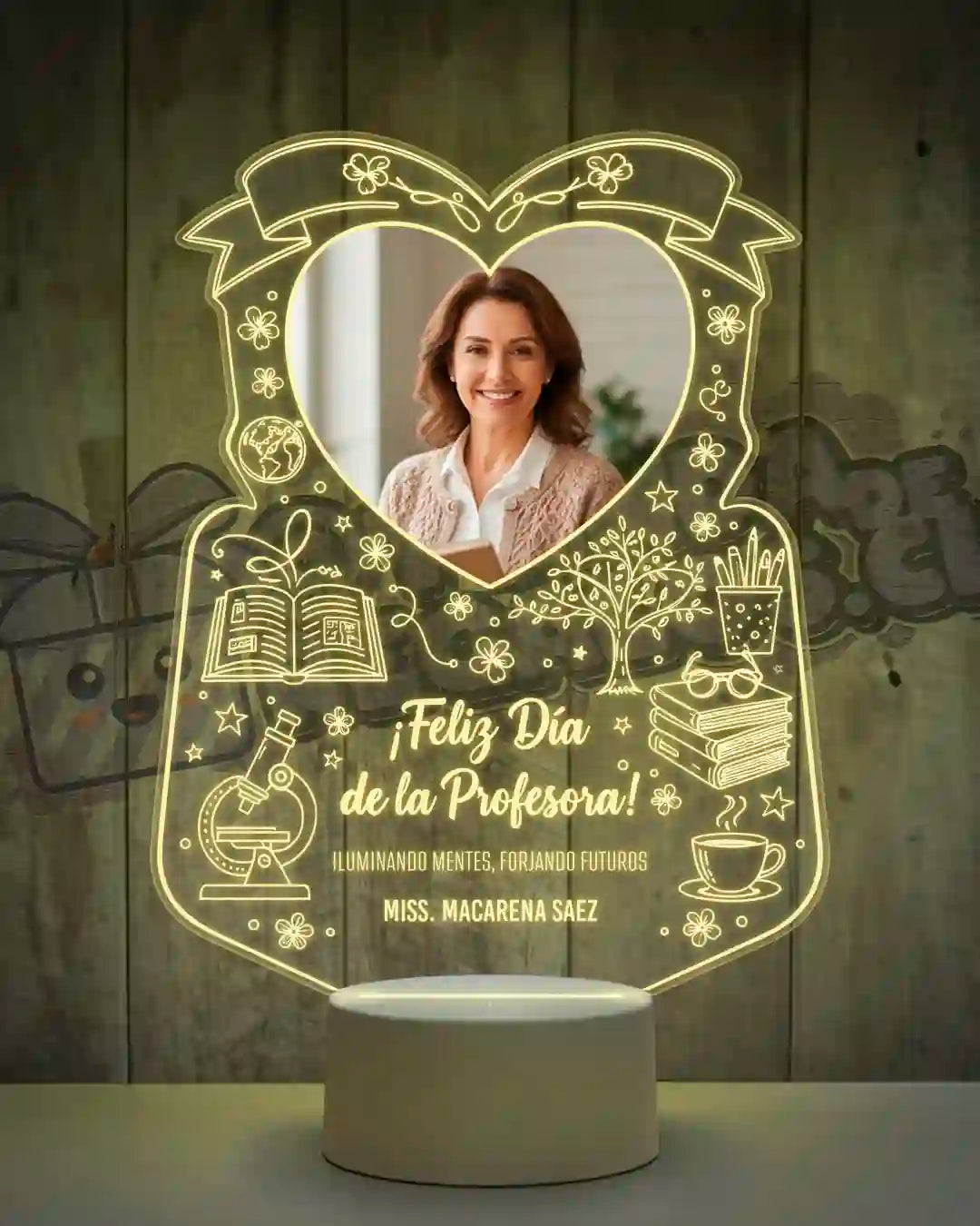 Lampara Led Día de la Profesora