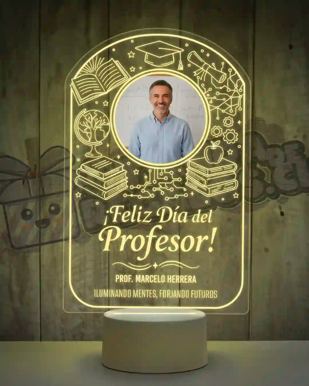 Lampara Led Día del Profesor