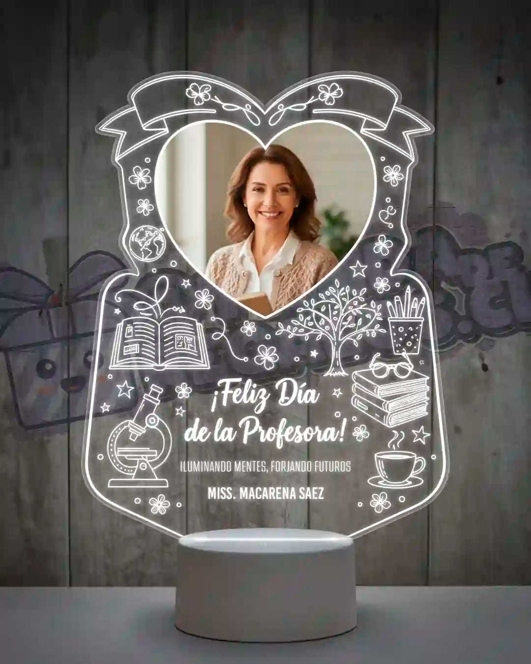 Lampara Led Día de la Profesora