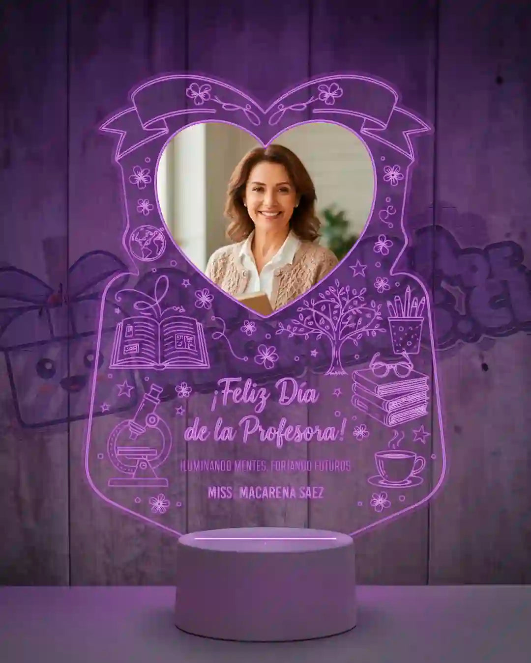 Lampara Led Día de la Profesora