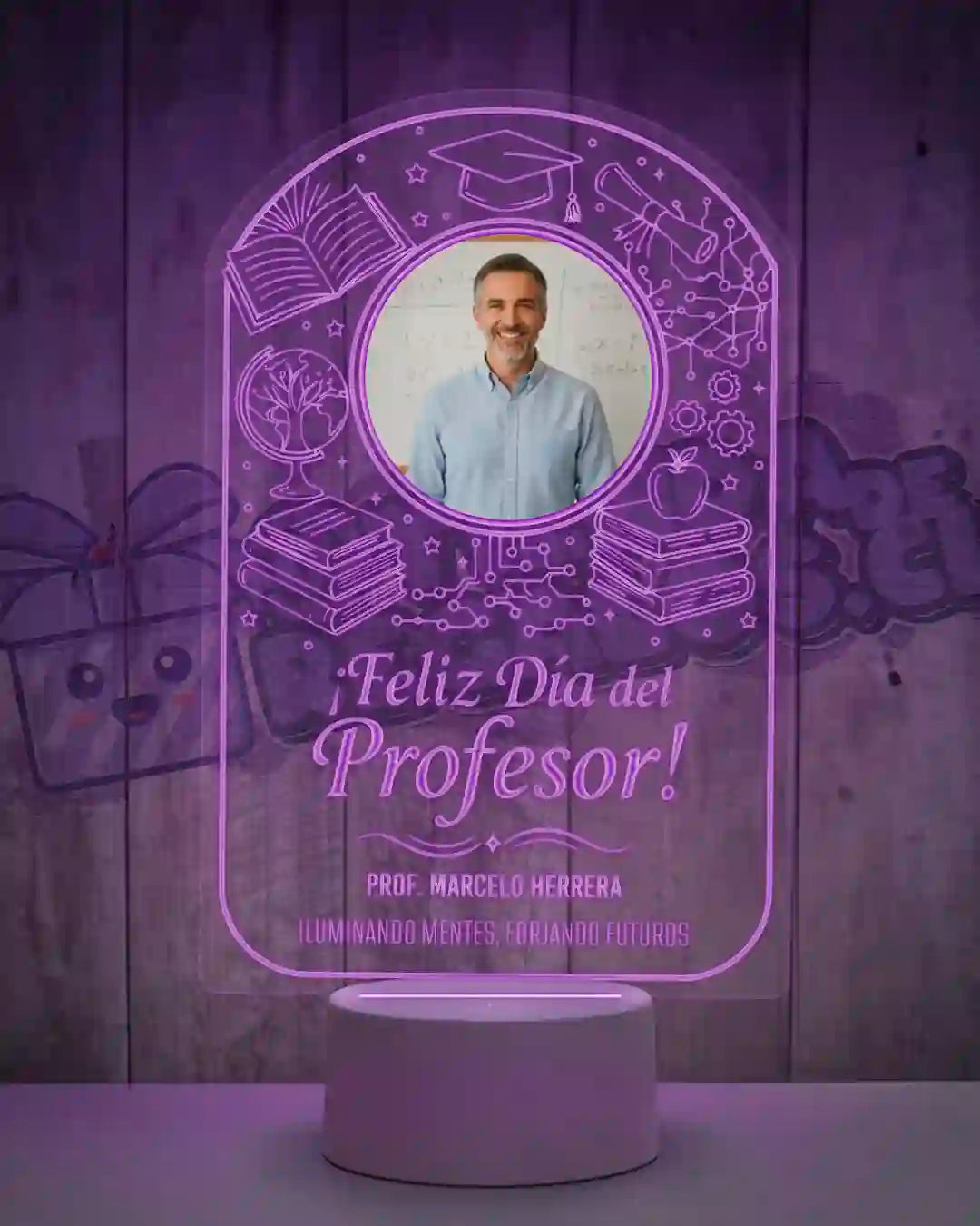 Lampara Led Día del Profesor