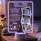 Lámpara Led 3D Amor Calendario 1