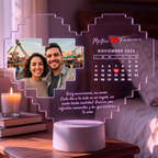 Lampara Led 3D Amor Calendario 2