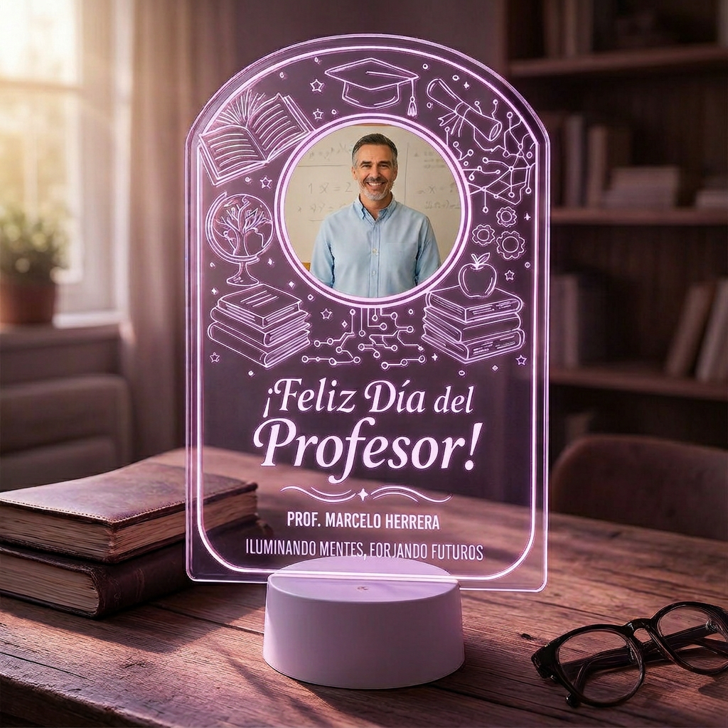 Lampara Led Día del Profesor