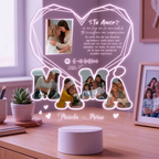 Lampara Led 3D Mama Diamante