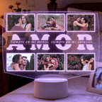 Lampara Led 3D Amor 6