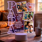 Lámpara Led 3D Papá 3 fotos
