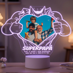Lampara Led 3D SuperPapa Color