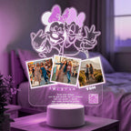 Lampara Led 3D Minnie & Daisy Duck