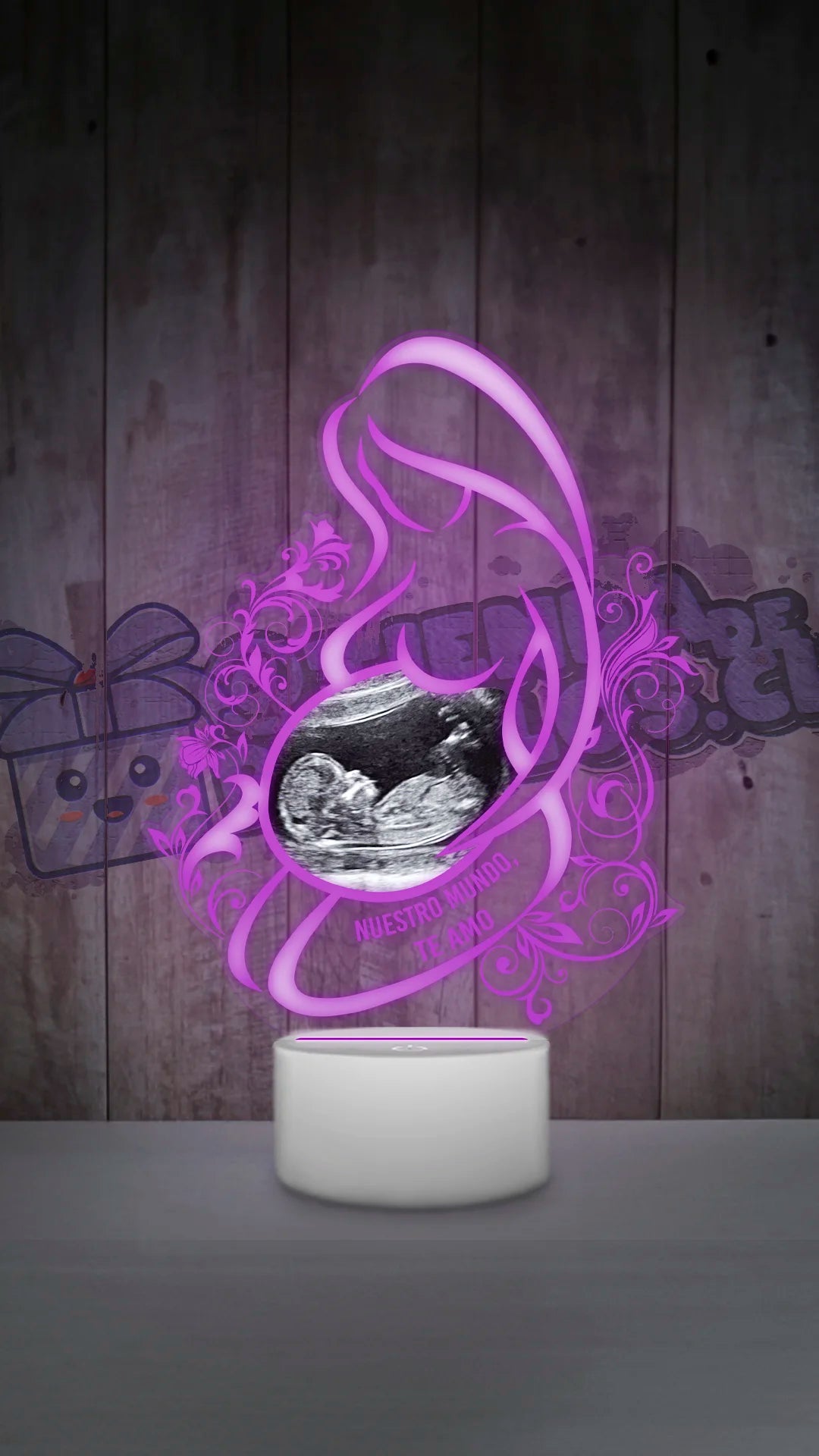 Lampara Led 3D Embarazada