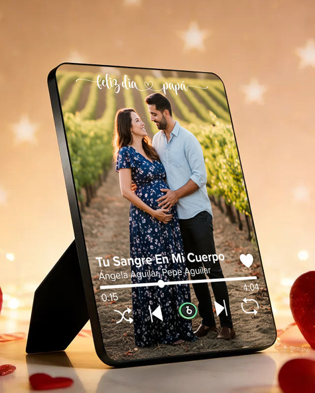 Cuadro Musical Personalizado para Papá