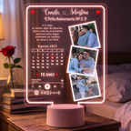 Lámpara Led 3D Amor Calendario 1