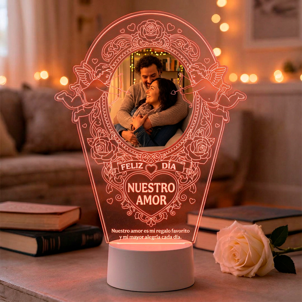 Lampara Led 3D Cupido