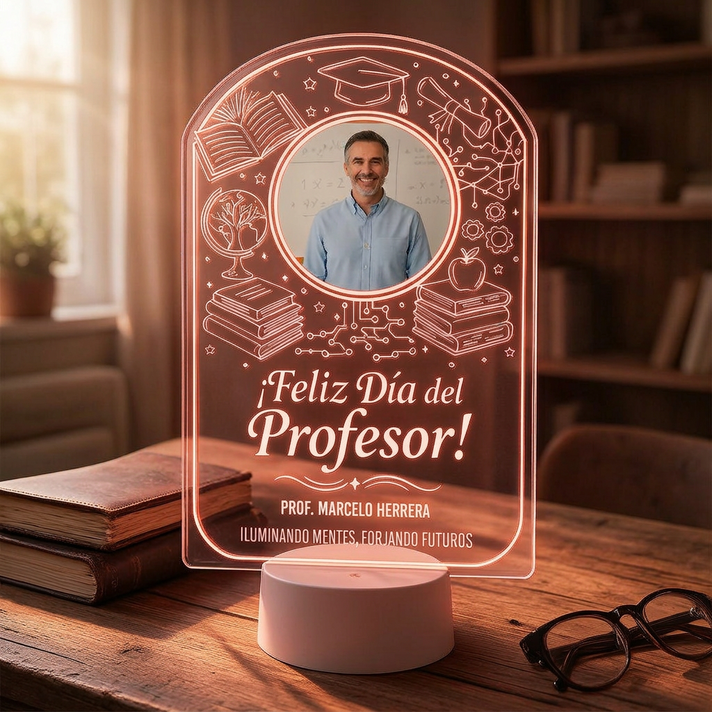 Lampara Led Día del Profesor