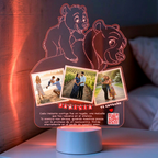 Lampara Led 3D Tierra de Osos