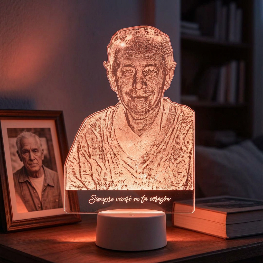 Lampara Led 3D Fotográfica