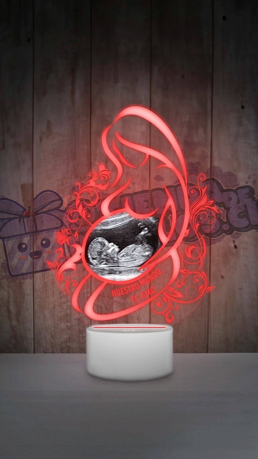 Lampara Led 3D Embarazada