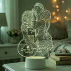 Lampara Led 3D Line Art