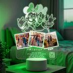 Lampara Led 3D Minnie & Daisy Duck