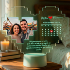 Lampara Led 3D Amor Calendario 2