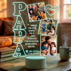 Lámpara Led 3D Papá 3 fotos