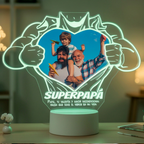 Lampara Led 3D SuperPapa Color
