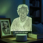 Lampara Led 3D Fotográfica