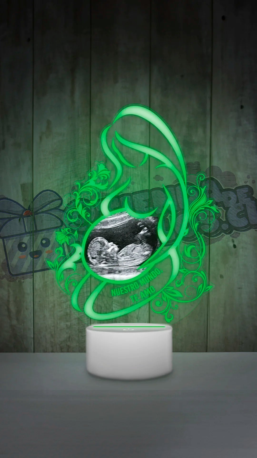 Lampara Led 3D Embarazada