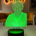 Lampara led 3d Fotografica, una foto y una frase