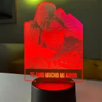 Lampara led 3d Fotografica, una foto y una frase