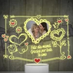 lampara led 3d mama cute