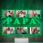 lampara led 3d papa 6 con 6 fotografias