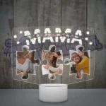 lampara led 3d mama rompecabeza