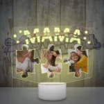 lampara led 3d mama rompecabeza
