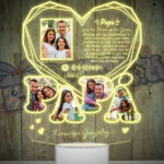 lampara led 3d papa diamante