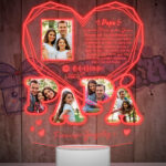 lampara led 3d papa diamante