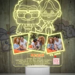 Lampara Led 3d Abuelitos Up