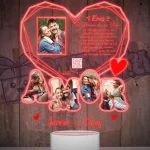 Lampara Led 3d Amor diamante