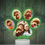 Lampara led 3d en forma de garrita con 5 fotos