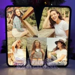 Lampara de letras Led personalizada con fotografias