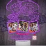 Lampara led 3d Woody y Jessy de Toy Story con 3 fotos